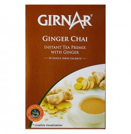 Girnar Ginger Chai, Instant Tea Premix With Ginger  Box  141 grams